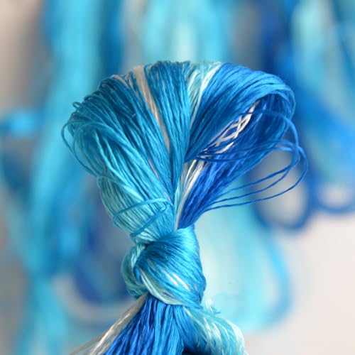 100% Mulberry Silk Embroidery Thread 11 Colors 110m Each (29) - color: 29