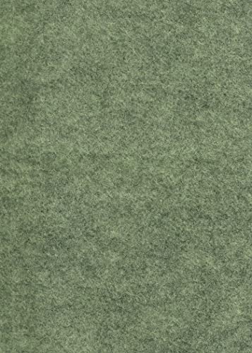 Enchanted Forest - Heather Green - Wool Felt Oversized Sheet - 35% Wool Blend - 1 12x18 inch Sheet