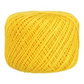 MECCANIXITY Crochet Thread Pearl Cotton Size 3 Yellow Pearl 164 Yards for Crocheting Tatting Knitting Embroidery Sewing - color: Yellow