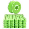 Mandala Crafts Lime Green 15J SA156 Prefilled Bobbin Thread, 144 PCs - color: Lime Green, size: Size A 144 X 142 Yards