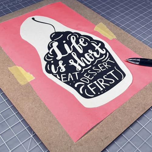 RED SARAL Wax-Free Transfer (Tracing) Paper for Precision Tracing on Any Surface-12 inches x 12 Foot roll