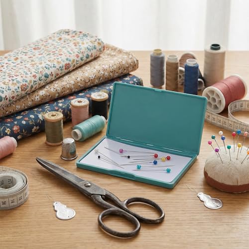 2PCS Sewing Needle Case Magnetic Sewing Needle Storage Magnetic Tin