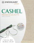 Wizardi Cashel 28 Count Flax 3281/52. Needlework Canvas, Cross-Stitch Fabric, Embroidery Cloth, Needlepoint Canvas. 100% Linen. Precut Zweigart - color: Flax