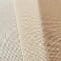 KCS 3 pc of 12" x 18" 18CT Counted Cotton Aida Cloth Cross Stitch Fabric (Antique White +Cream+Khaki) - color: Antique White +Cream+khaki