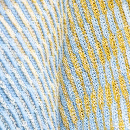 Scheepjes Cotton Whirl 1000m - 733 Meringue Kiss Gradient Cotton Yarn - color: 733 Meringue Kiss