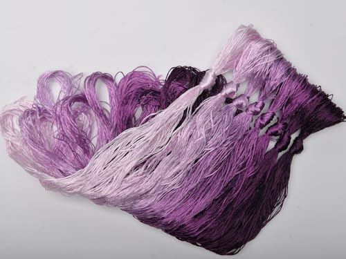 100% Mulberry Silk Embroidery Thread 8 Colors 110m Each (28) - color: 28
