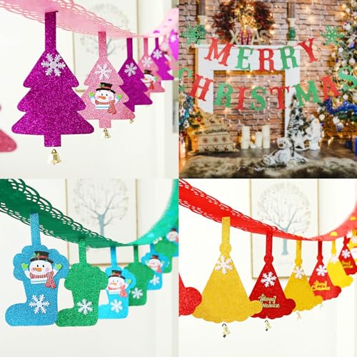 Glitter Felt, Glitter Sheets, 8 x12 inches Felt Glitter for Craft, 20pcs Pack Glitter Felt Fabric Square for for Party Project