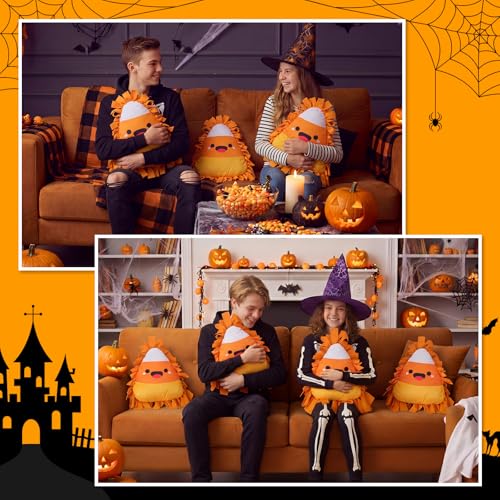 Weysat 6 Sets Halloween Candy Corn Tied Pillow DIY Craft Kit - style: Halloween Candy