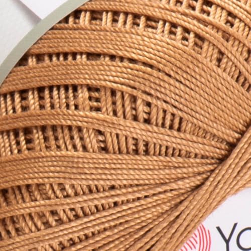 YarnArt Violet – 100% Mercerized Cotton Crochet & Knitting Yarn – Soft & Durable Lace Thread for Embroidery, Doilies & DIY Crafts – 1 Skein (50g, 282m) (5529) - color: 5529