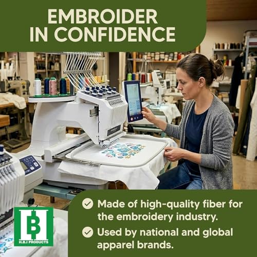 HBI Tear Away Embroidery Stabilizer Roll, 1.8 oz Medium, 20 in x 25 yd - size: 20" x 25 Yds
