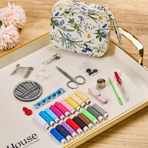 Bobode Printing Sewing Kit Travel Basic Sewing Kit for Adults - color: Bluebell