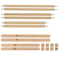 Arabeska Cross Stitch Scroll Frame Set with Plastic Clamps from Beech Hardwood Different Sizes (S/L/SE) (Large)