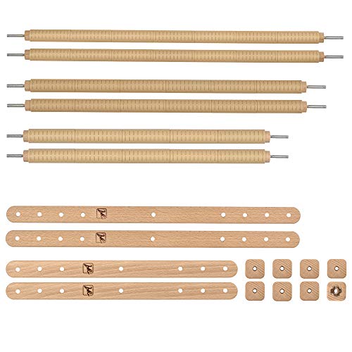 Arabeska Cross Stitch Scroll Frame Set with Plastic Clamps from Beech Hardwood Different Sizes (S/L/SE) (Large)