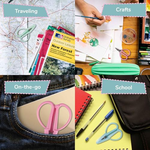 JubileeYarn Tiny Traveler Scissors - Arctic Mist - 3 Units - color: Arctic Mist, size: 3 Units