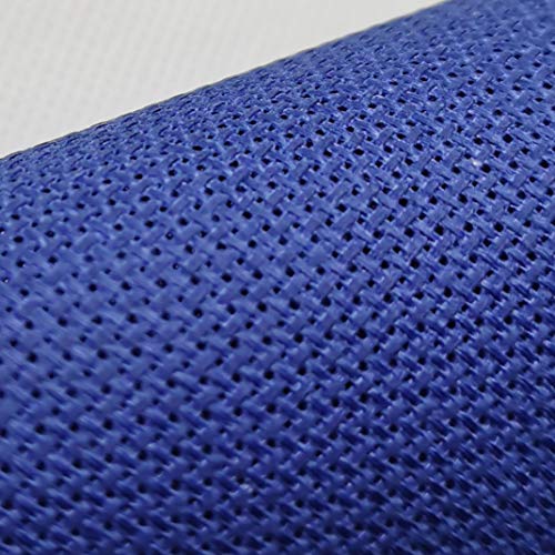19" x 28" 18CT Counted Cotton Aida Cloth Cross Stitch Fabric (Royal Blue) - color: Royal Blue