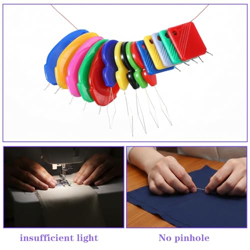 FNANJWQ 30PCS Automatic Needle Threaders Hand Sewing Needle Threader