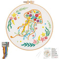 Louise Maelys Jellyfish Embroidery Kit for Beginners Adults - color: Jellyfish