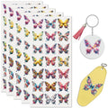 UV DTF Stickers 105 Pcs Butterfly UV DTF Cup Wrap for Glass - style: Watercolor Butterfly