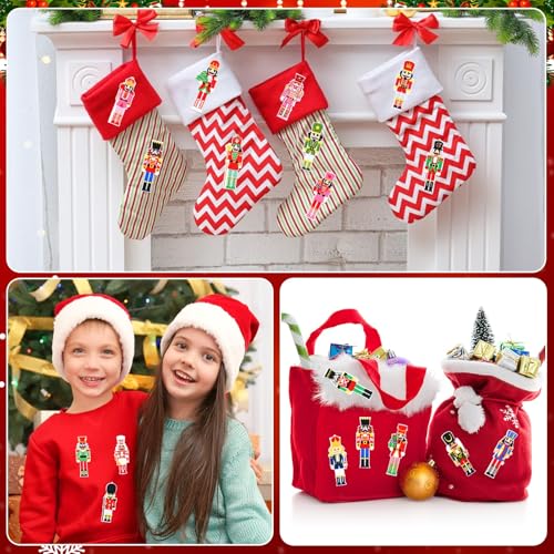AUGSUN 36pcs Christmas Nutcracker Iron on Patches Xmas Applique - style: Christmas Nutcracker