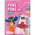 jackinthebox Poke Art Fashion Art Craft Kit for Girls, Kids, Toys, Ages 4-8 - style: Fashion