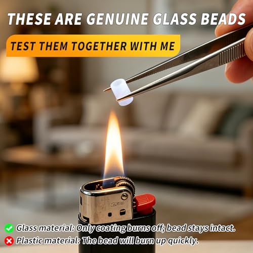 1400Pcs Glass Bugle Beads 2.2×4mm Large Hole 1.3mm Tube Beads for Embroidery, Spacer Beads for DIY Jewelry Making (Antique Bronze) - color: Antique Bronze