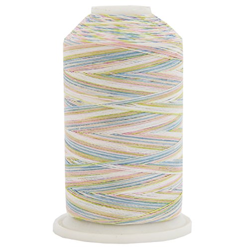 ThreadArt Multicolor Cotton Thread, 600M 40/3, Baby Soft 2660 - color: Baby Soft