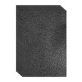 PATIKIL 2mm(1/10") Thick Non Adhesive Glitter Foam Sheet 16x24inch(40x60cm) Black, EVA Shiny Foam Board for Craft, 6 Pcs - color: Black