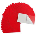 Jtnohx Self Adhesive Felt Sheets Adhesive Backed Felt Fabric Red 33Pcs - color: Red