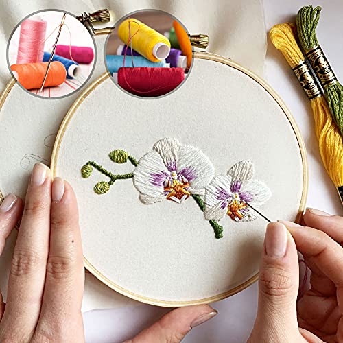 JollMono 35PCS Stainless Steel Large Eye Hand Sewing Needles, 7 Sizes with Threaders for Leather Embroidery Crafts - color: 35 pack