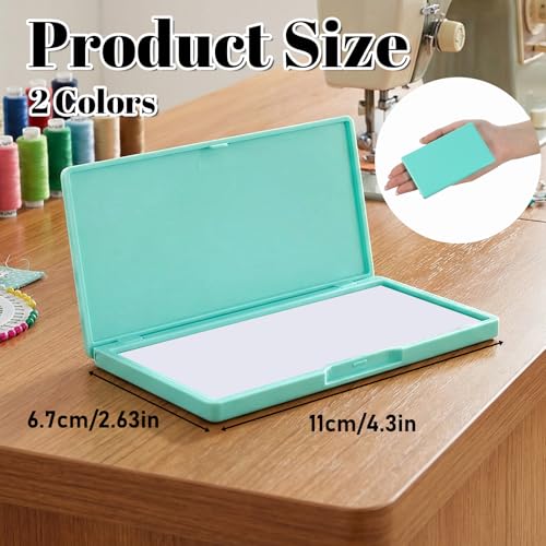 2PCS Sewing Needle Case Magnetic Sewing Needle Storage Magnetic Tin