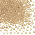 Glass Seed Beads Penta Angel 50g Mini Round Craft Loose Spacer Pony Beads for Earring Bracelets Necklace Waist Bead Jewelry Making(2mm, Champagne) - color: Champagne