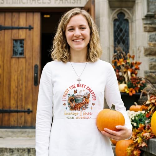 Dazoratix Fall Christian Iron on Transfers - 20 Sheets Religious Autumn DTF Ready to Press Bible Verse Jesus Pumpkin Heat Patches Faith Stickers Vinyl Decals for T Shirts Clothes Pillow Bag DIY Crafts - style: Fall Christian