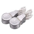 100x Silver Tone Wire Loop DIY Needle Threader Stitch Insertion Hand Machine Sewing Tool