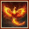 Joyhoor Stamped Cross Stitch Kits for Beginners, Needlepoint Kits for Adults, 11CT Counted Embroidery Kits-Fire Phoenix 18x18 inchs - color: Artstyle04