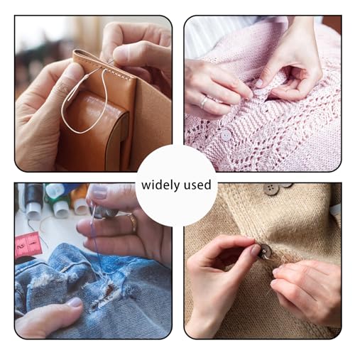 BAGERLA Upholstery Repair Sewing Kit Heavy Duty Sewing Kit with Awl Tools, Seam Ripper, Hand Stitching Needles, Upholstery Thread, Leather Craft Tool for Shoes Sofa Tent Carpet Craft DIY - color: 8 colors