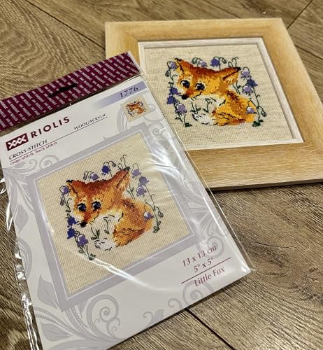 RIOLIS 1776 Little Fox Counted Cross Stitch Kit 5.12 x 5.12 in - style: Little Fox 1776