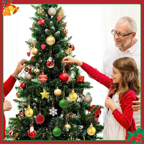 FEBSNOW 500Pcs Christmas Ornament Hangers, Gold Hanging Strings with Snap - color: Gold