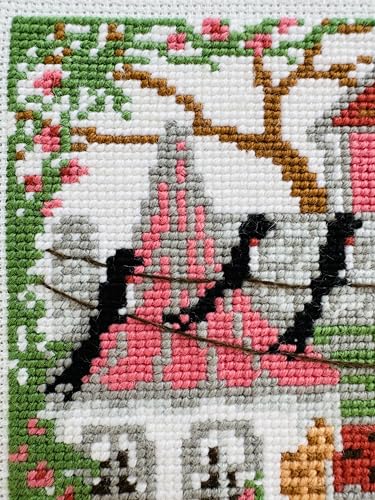 RIOLIS 612 City & Cats Summer Counted Cross Stitch Kit 5.12 x 5.12 in - style: City & Cats Summer 612
