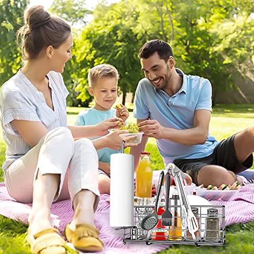 Grill Caddy BBQ for outdoor grill Utensil Picnic Caddy for Grill Camping