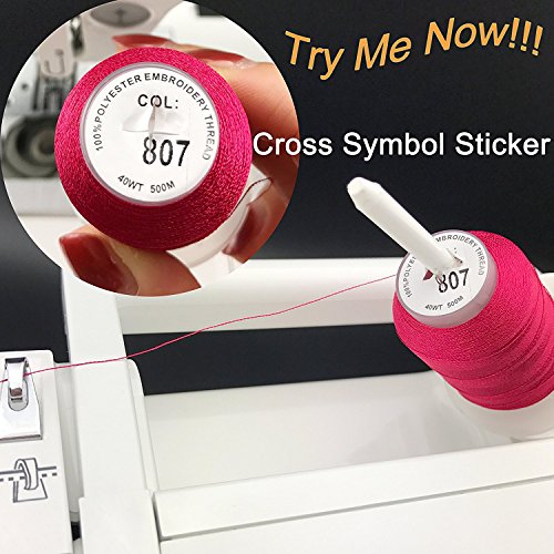 New brothreads 63 Colors 100% Polyester Machine Embroidery Thread 40WT