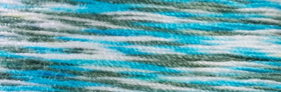 Finesse Variegated Thread | 100% Polyester, 3ply, 50wt | 1100yds Stackable Thread Cones for Quilting and Sewing… (Mermaid Cove) - color: Mermaid Cove