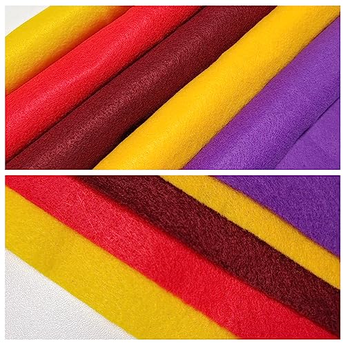 Jtnohx Large Soft Felt Sheets Felt Fabric for Crafts Thanksgiving Color 5Pc - color: Thanksgiving Colors Series