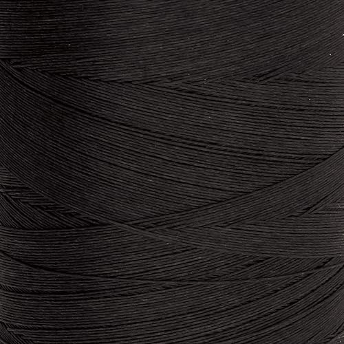 The Beadsmith Nymo Thread, Made of Nylon - color: Black, size: Size F, 1049 Yards