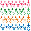 WILLBOND 60 Pcs Bobbin Holders for Thread Spools Bobbin Clips Preventing Tangles Thread Holder on Spool Tops Sewing Machine Quilting Supplies for Embroidery Quilting Sewing, 4 Colors