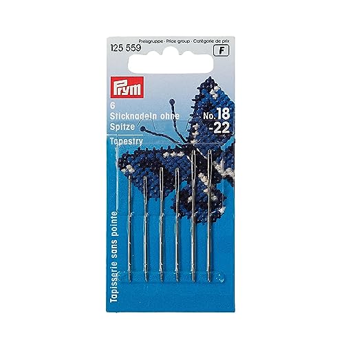 Prym Tapestry Needles, No. 18-22, 6 PC