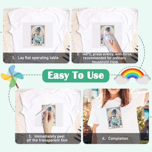 20 Pcs Butterfly Funny DTF Transfers Ready to Press - style: Tarot Cards