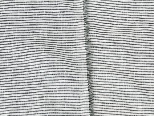 100% Linen Fabric – Lightweight Prewashed – Horizontal Stripe Patterns – Precut Style – Soft & Breathable – 52” Width – by The Linen Lab (Green 6939, 1 Yard pre Cut) - color: Green 6939, size: 1 yard pre cut