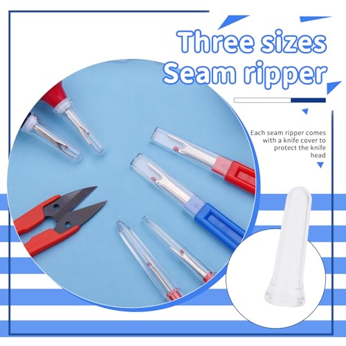 SOCNITC 68 Pcs Seam Ripper Tool Kit Stitch Rippers with Tailors Chalk - size: 68 PCS
