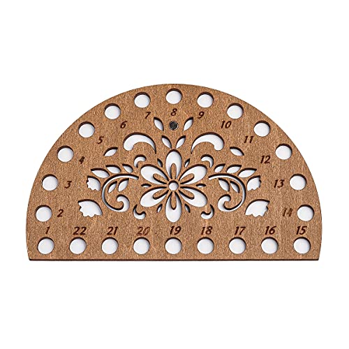 Thread Organizer Double Sided Wooden Mouline Holder Embroidery Storage Cross Stitch Accessories Sewing Floss Thread Keeper (FLZ-022) - color: FLZ-022