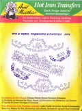 Aunt Martha's Hot Iron Embroidery Transfer 3902 His & Hers, Dogwoods & Daisies